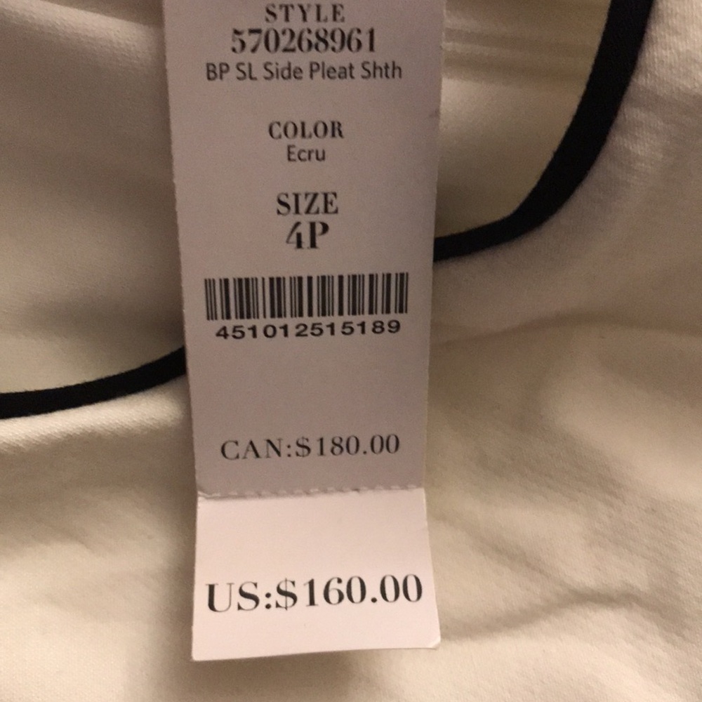 White House Black Market dress 4P NWT - Picture 5 of 5